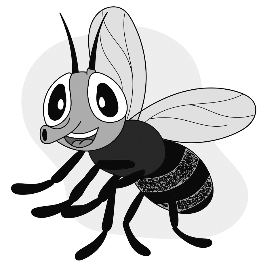 Imagem de uma mosca a representar o inseto que entrou na cabine de locução durante a gravação de uma narração de voz-off profissional.